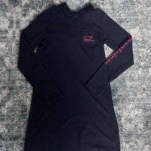 Vineyard Vines Girls Whale Hoodie Dress